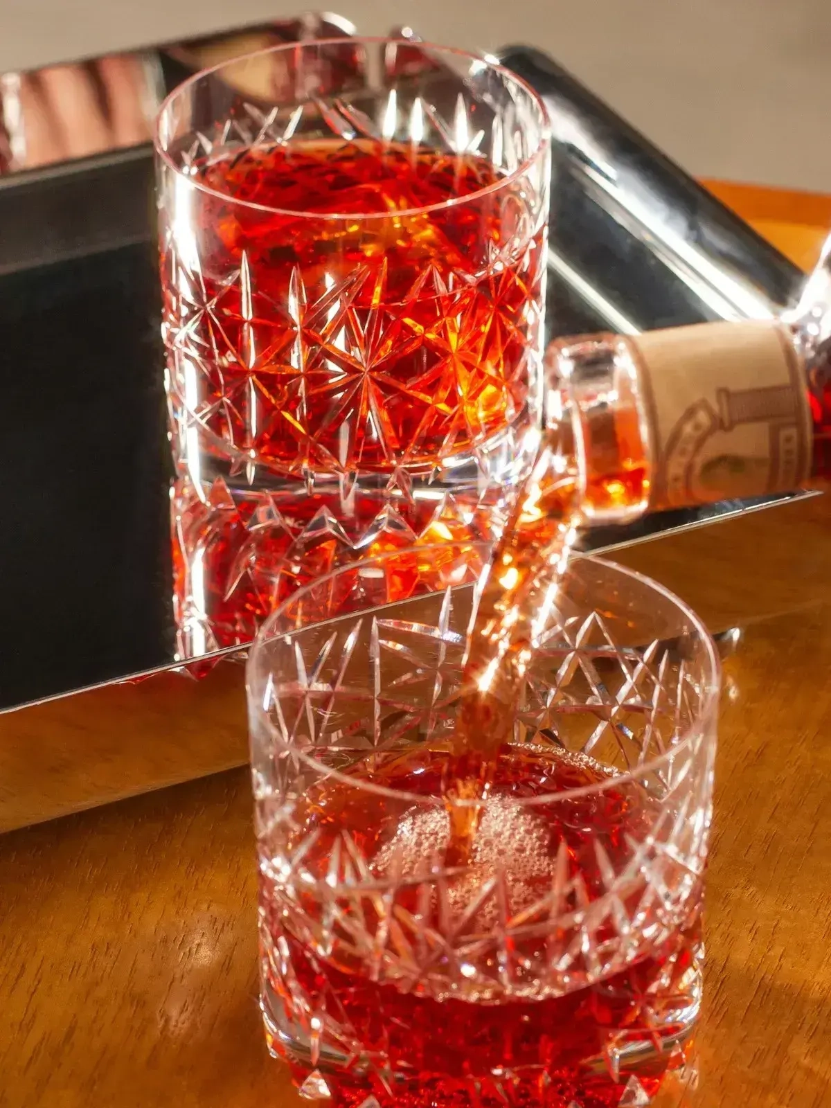 Conjunto 02 Copos Cristal On The Rocks 370ml - Strauss 