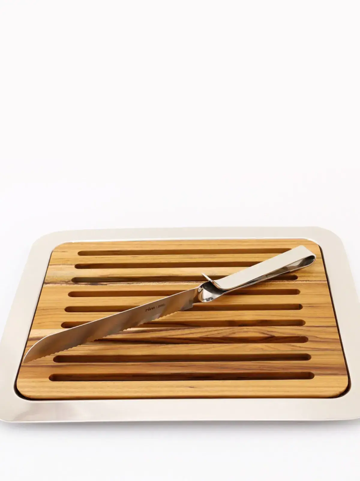 Kit Migalheira e Faca em Inox - Riva 