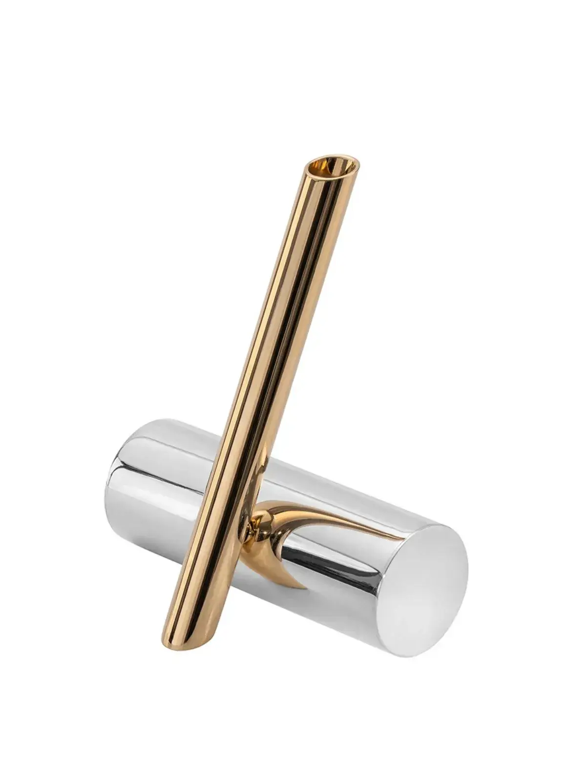 Solitario Canon em ouro (24k) Com Base de Metal St James 