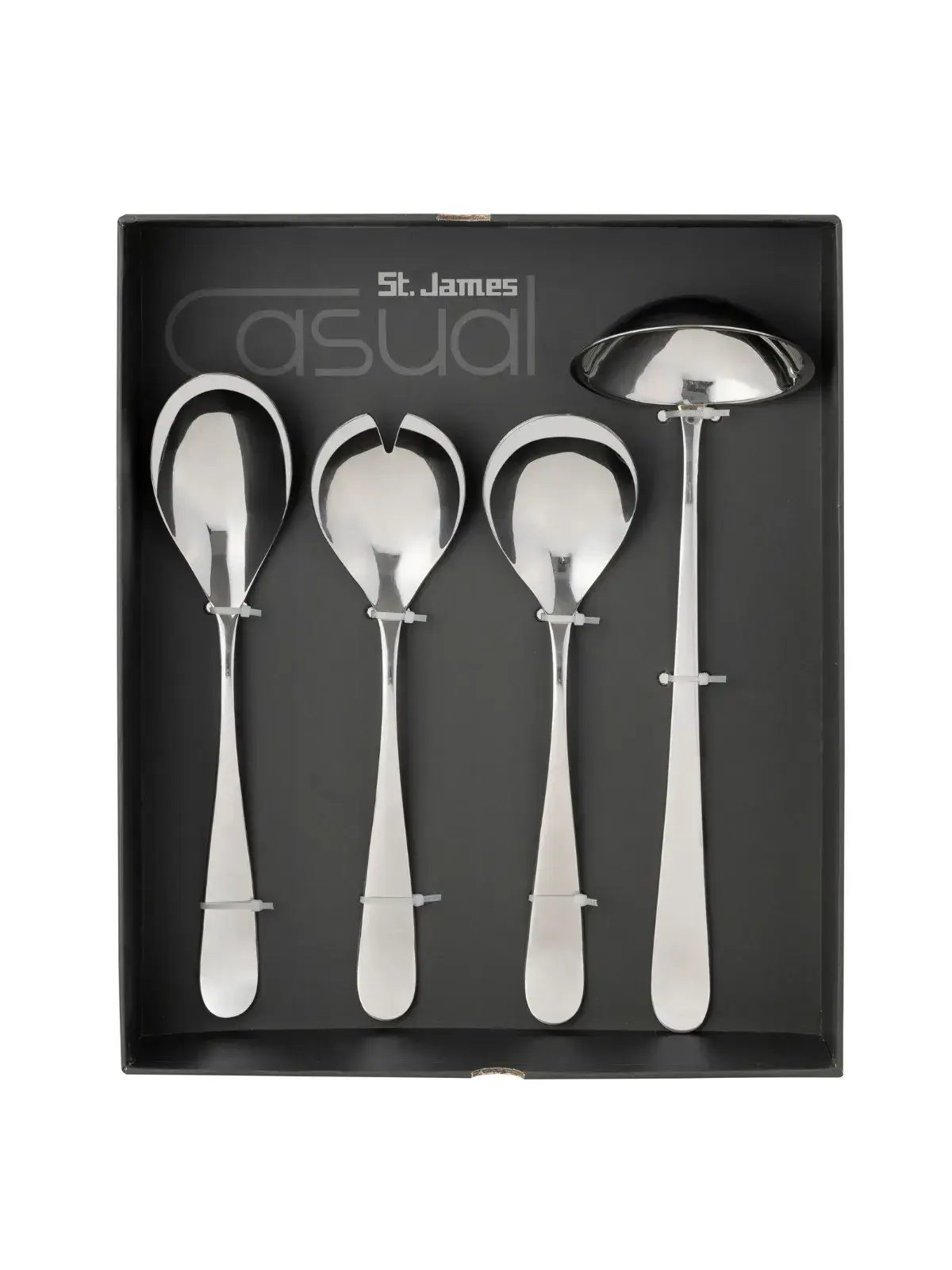 Jogo de Servir 4 Peças New Breeze St James Inox 