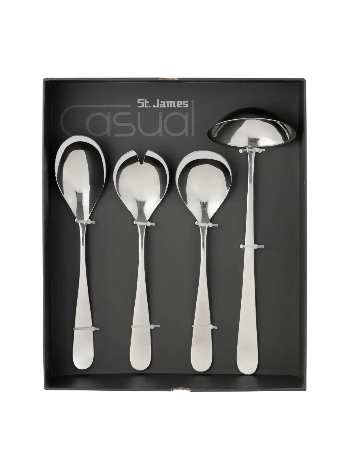 Jogo de Servir 4 Peças New Breeze St James Inox 