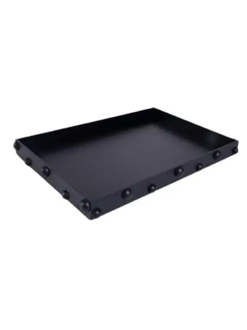 Bandeja Decorativa e Organizadora Esferas Negras 60X40
