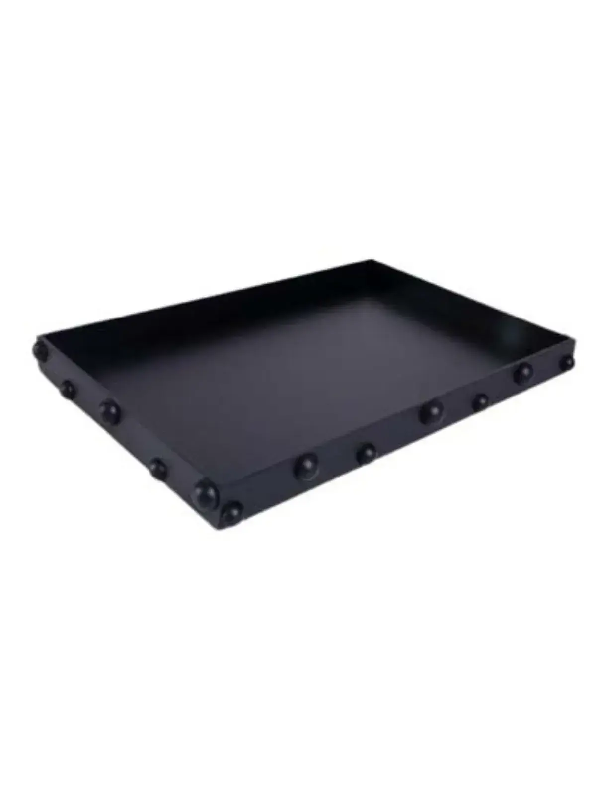 Bandeja Decorativa e Organizadora Esferas Negras 60X40 Preto