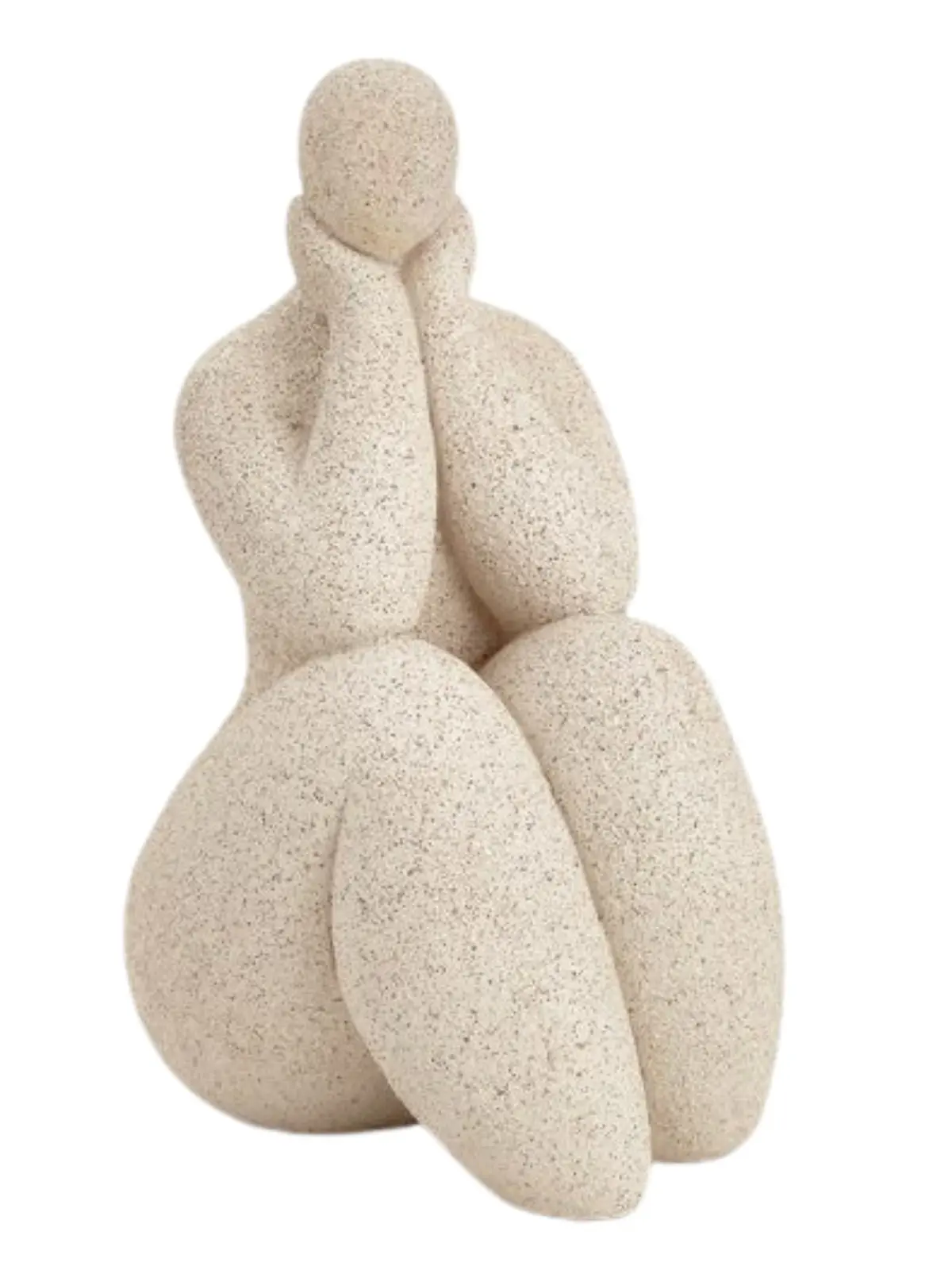 Escultura Decorativa Corpo Feminino em Polirresina 