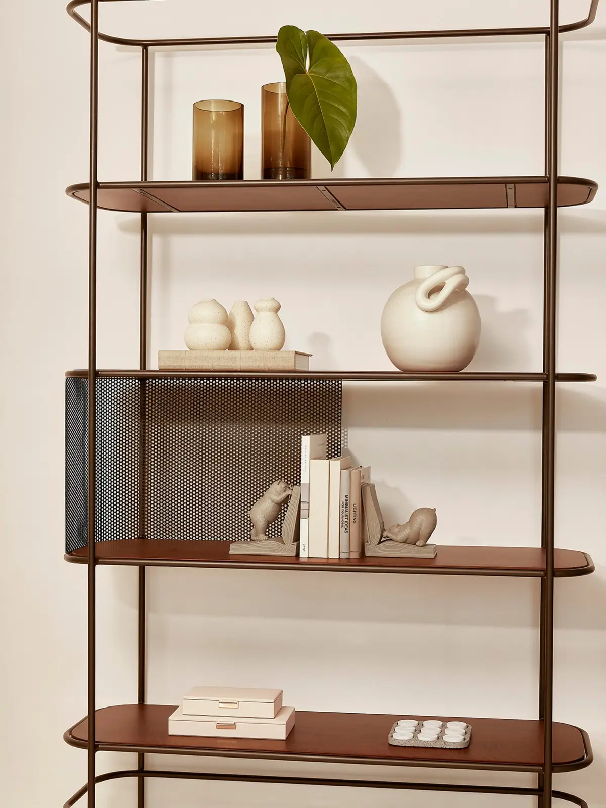 Kit Vasos Decorativos em Cerâmica 3 Peças 