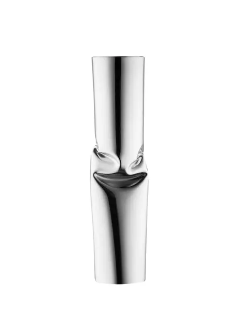 Vaso Amasso Inox - Assinado por Rubens Simões - Riva