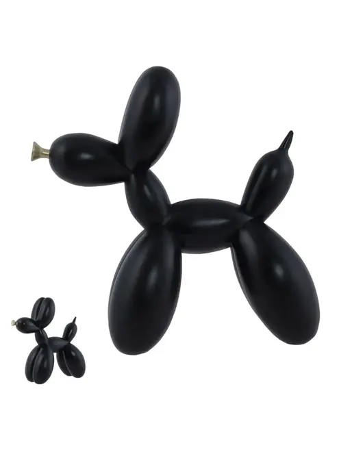 Escultura Decorativa Cachorro Balão em Poliresina