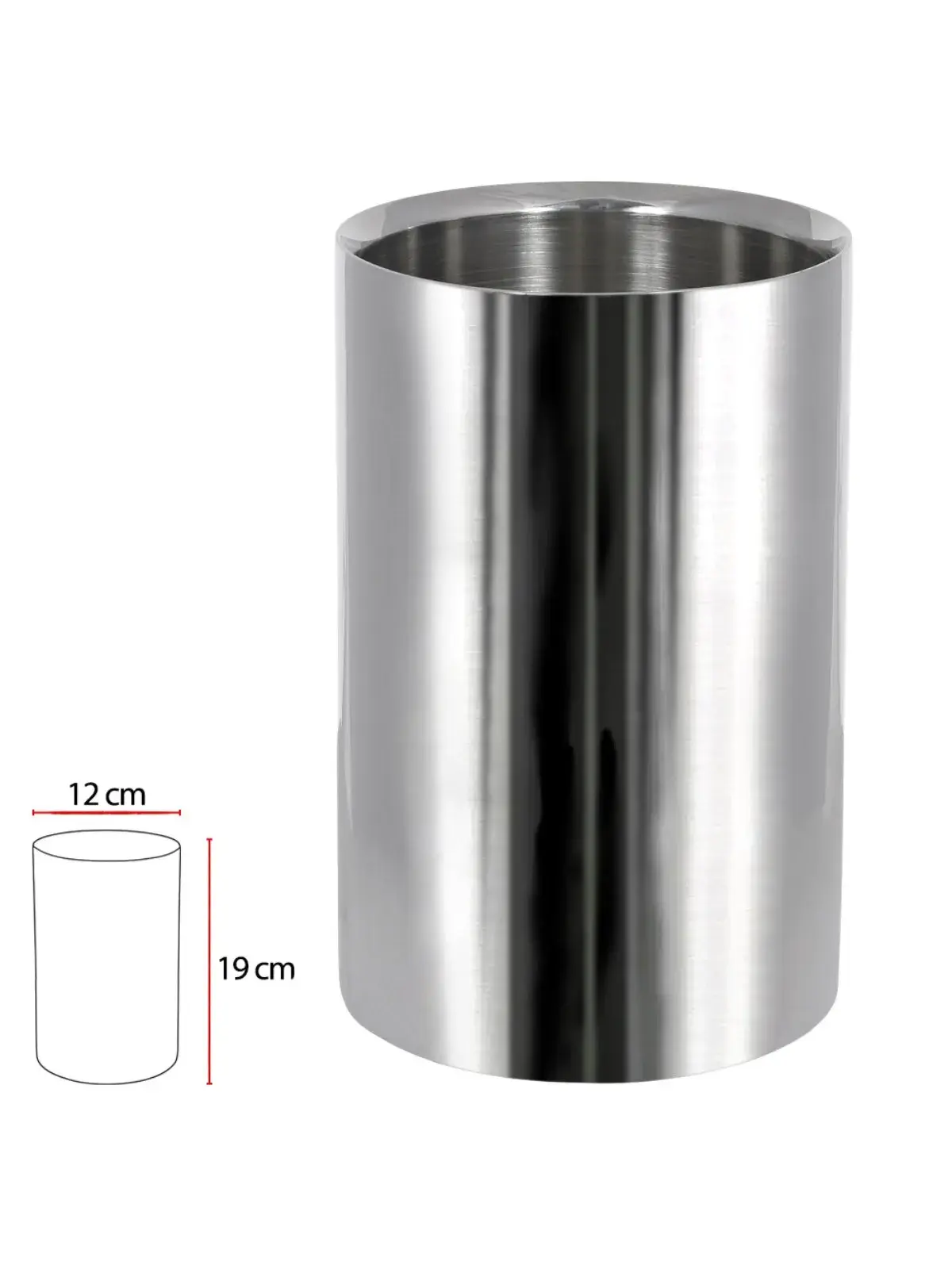 Cooler para Vinho Aço Inox Prata