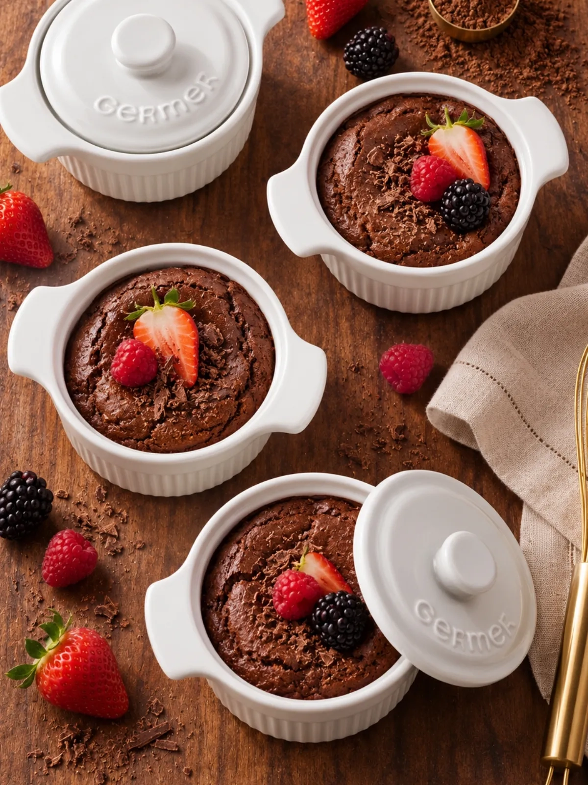 Cocotte em Porcelana - 10 cm Branco