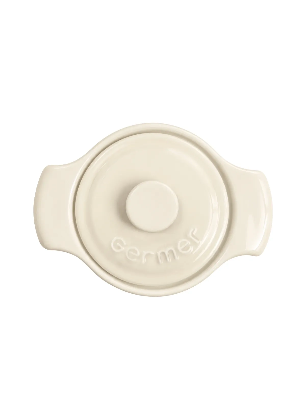 Cocotte em Porcelana - 10 cm Marfim