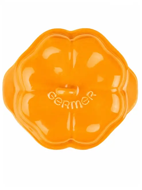Cocotte Pimentão com Tampa em Porcelana