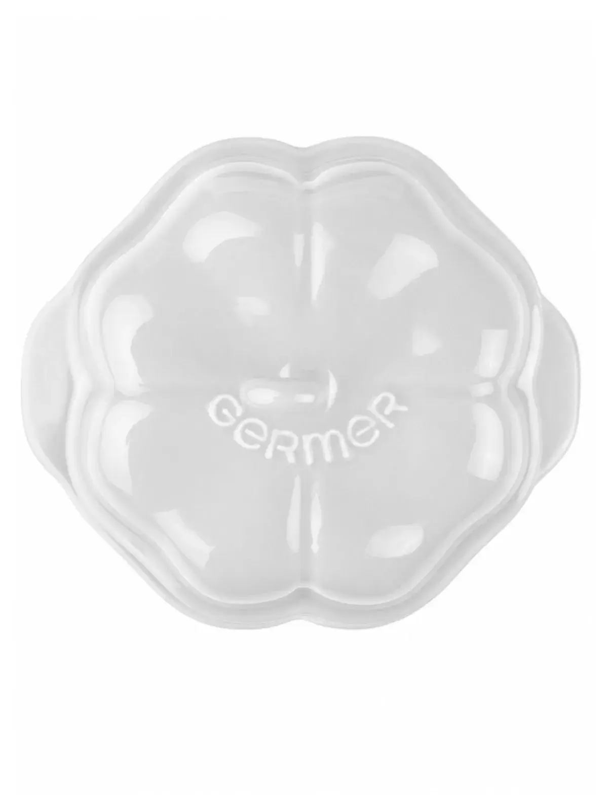 Cocotte Pimentão com Tampa em Porcelana Branco