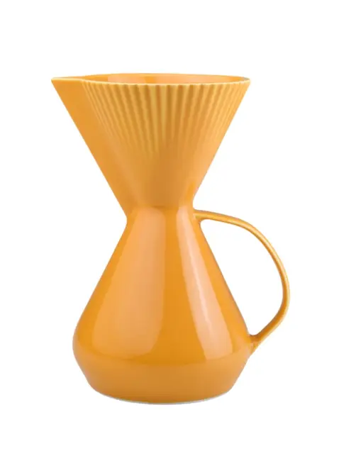 Bule com Porta Filtro em Porcelana
