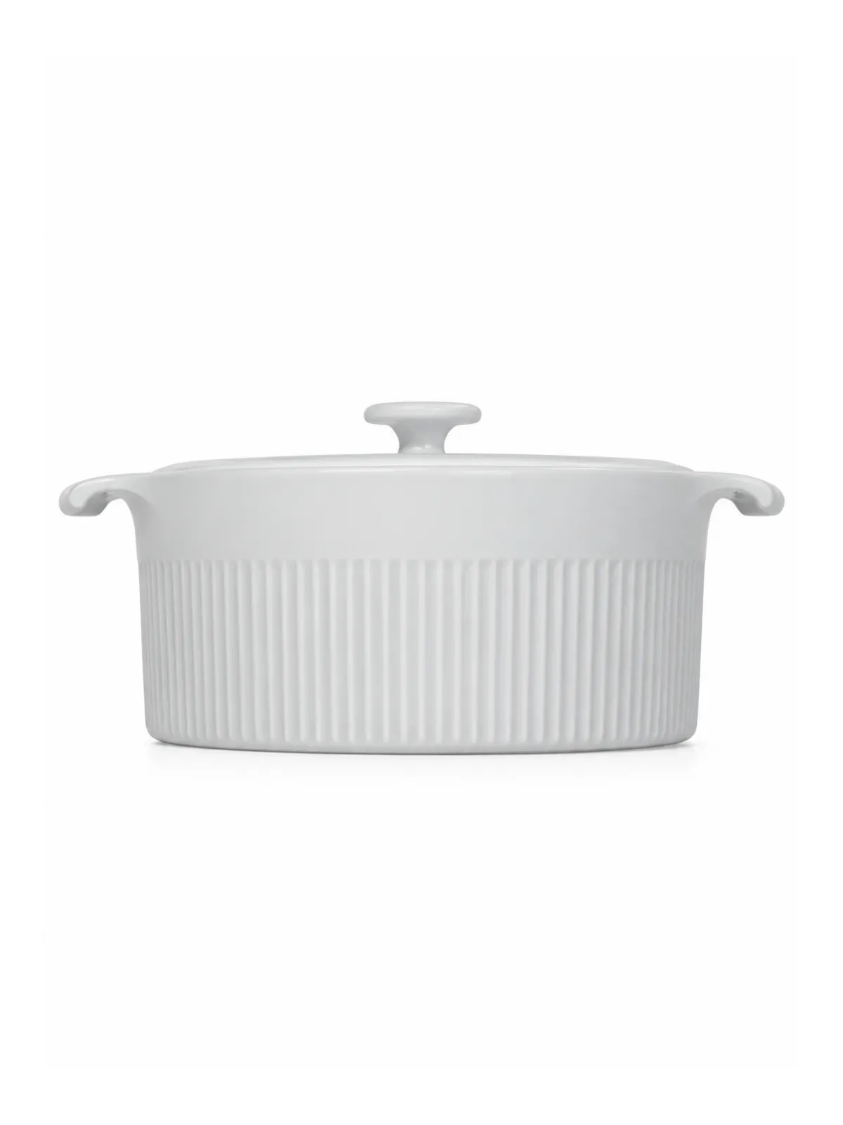 Cocotte em Porcelana - 22 cm Branco