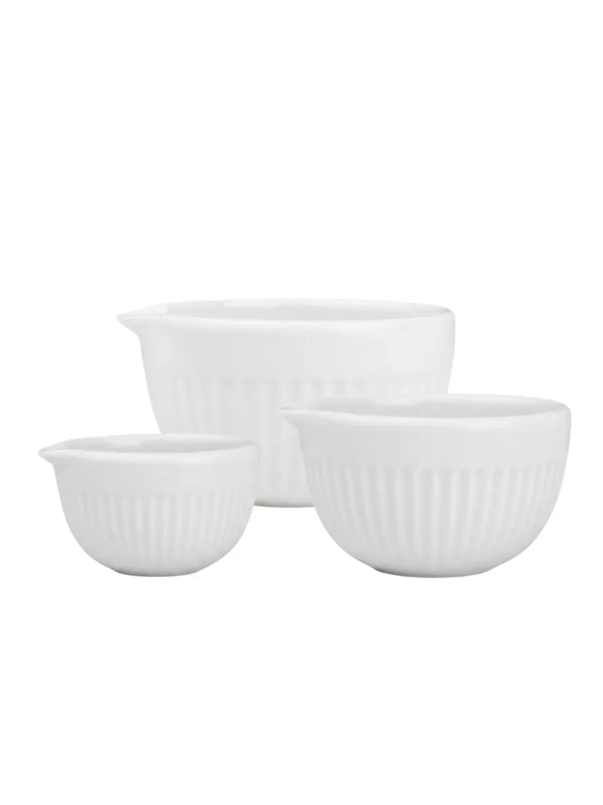 Medidor em Porcelana - Assar e Servir Branco