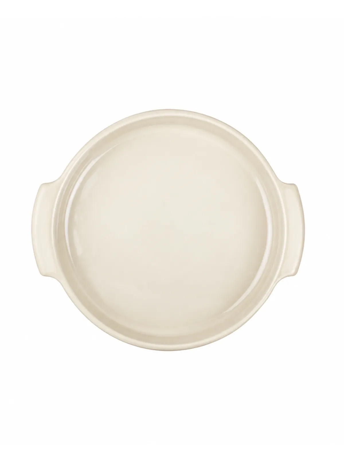 Forma Redonda em Porcelana - 25cm Marfim