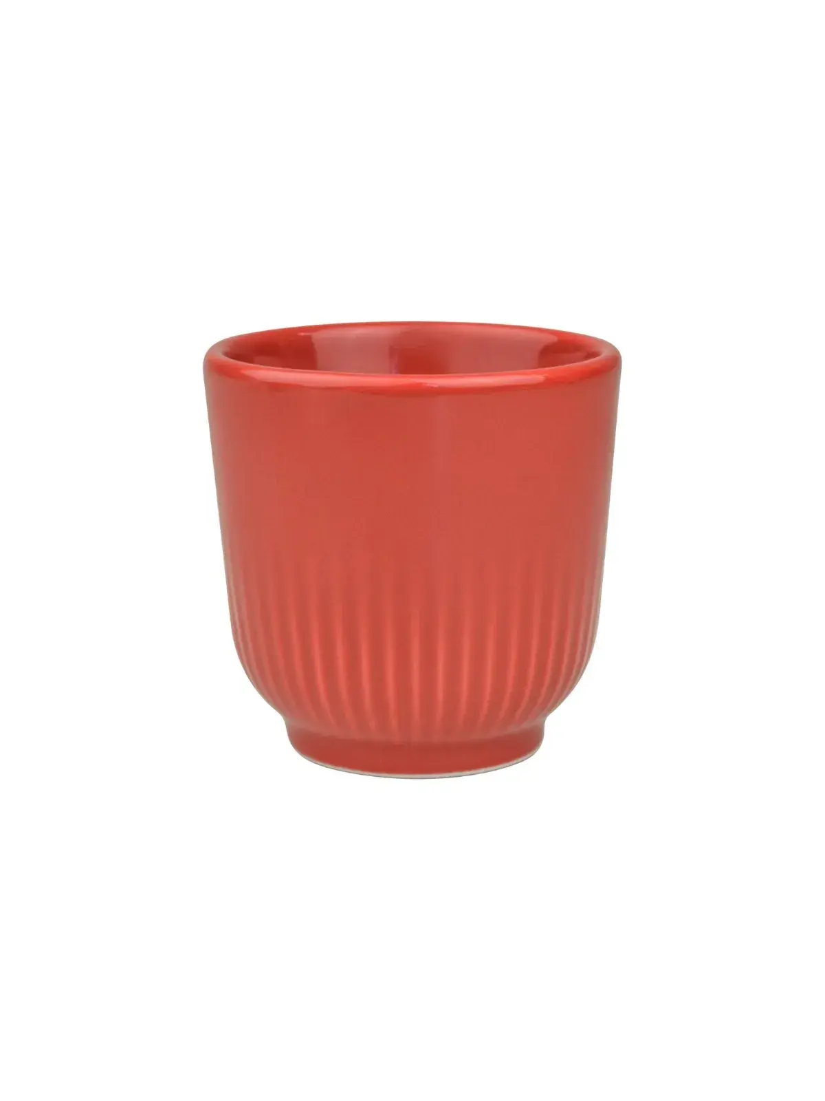 Copo Parede Dupla em Porcelana Vermelho