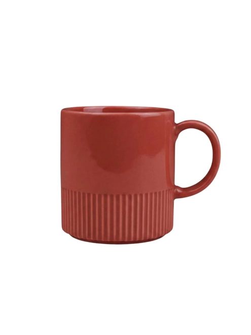 Caneca em Porcelana - Assar e Servir Vermelho