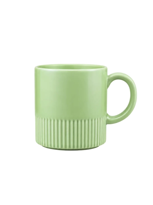 Caneca em Porcelana - Assar e Servir Verde