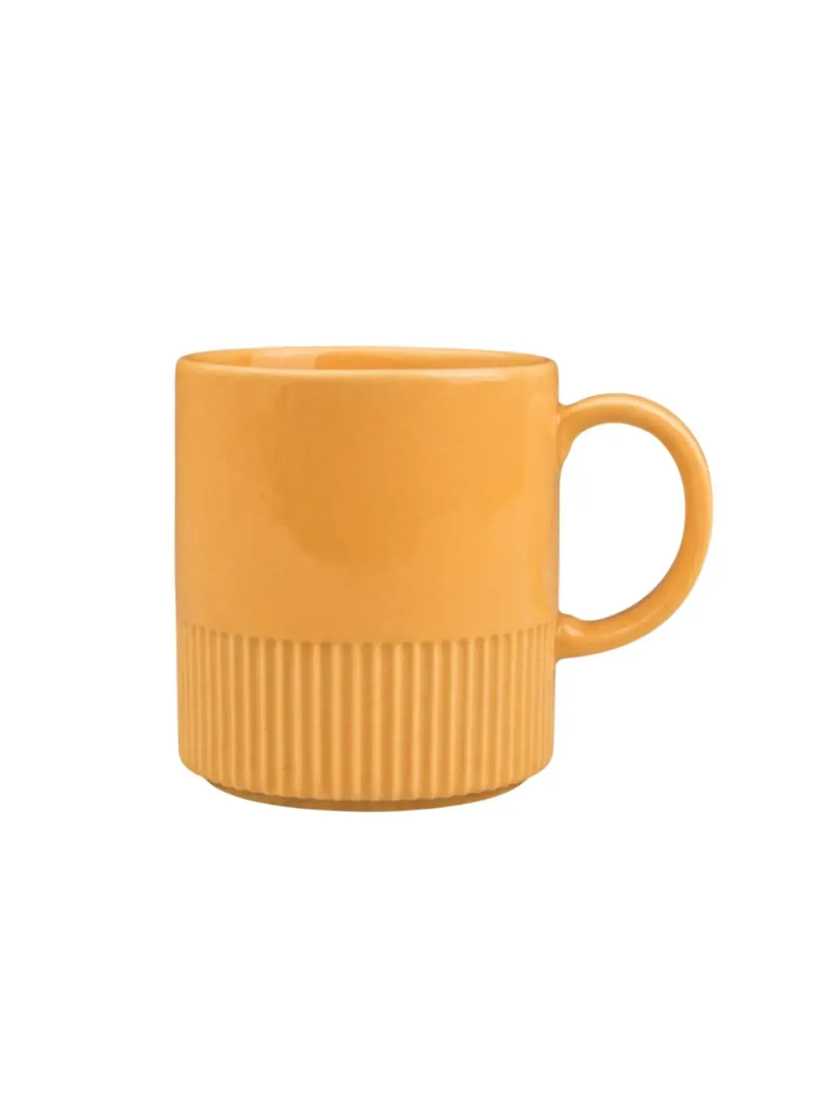 Caneca em Porcelana - Assar e Servir Amarelo