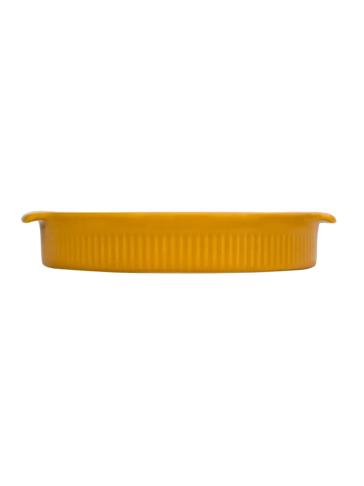 Forma Redonda em Porcelana Amarelo