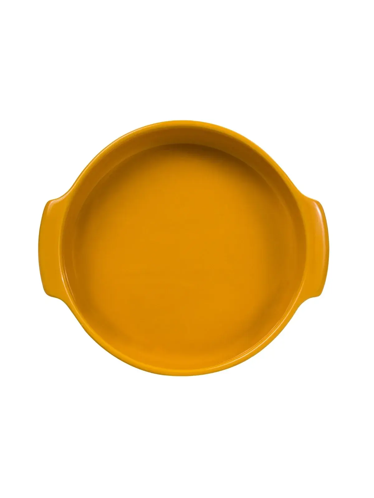 Forma Redonda em Porcelana Amarelo