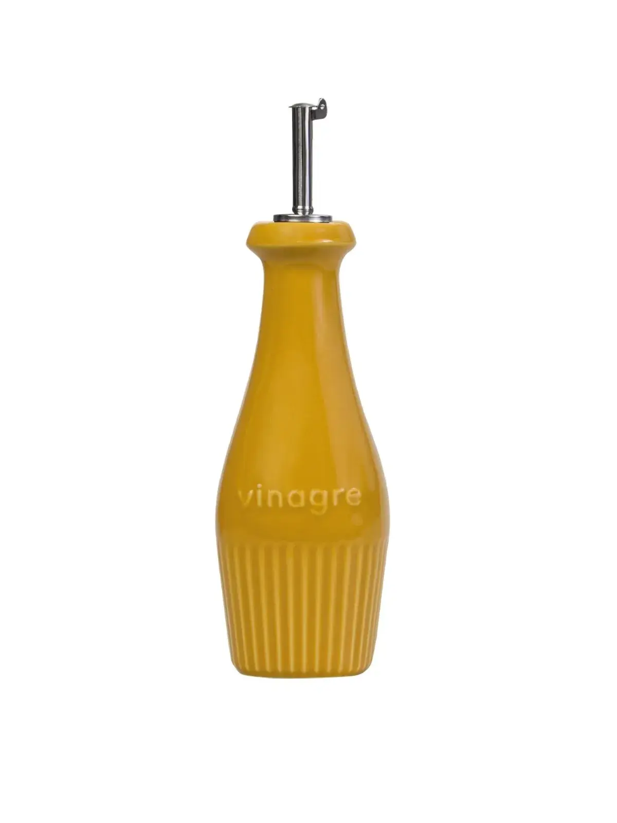 Vinagreiro em Porcelana - Assar e Servir Amarelo