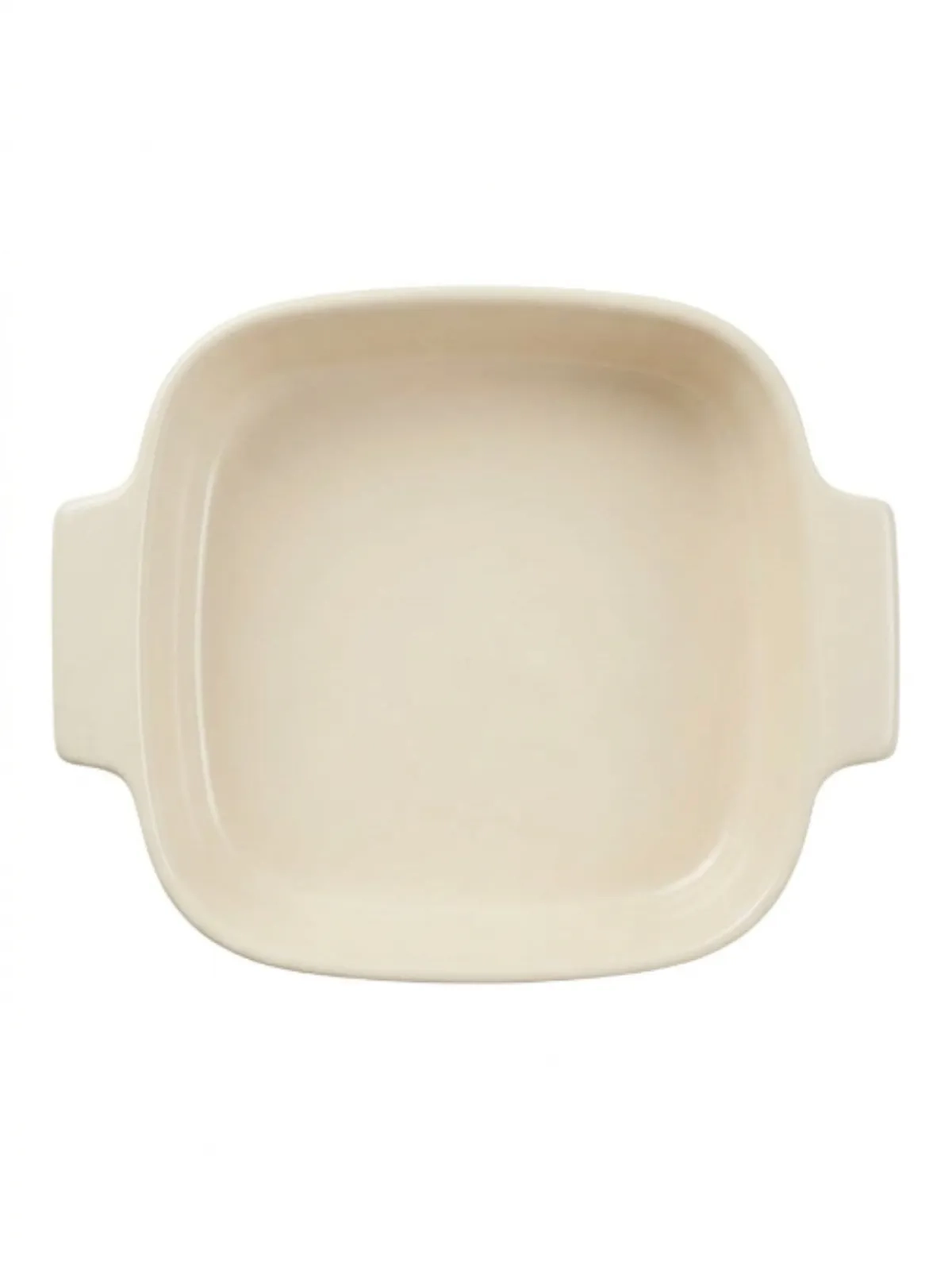 Travessa Quadrada em Porcelana Marfim