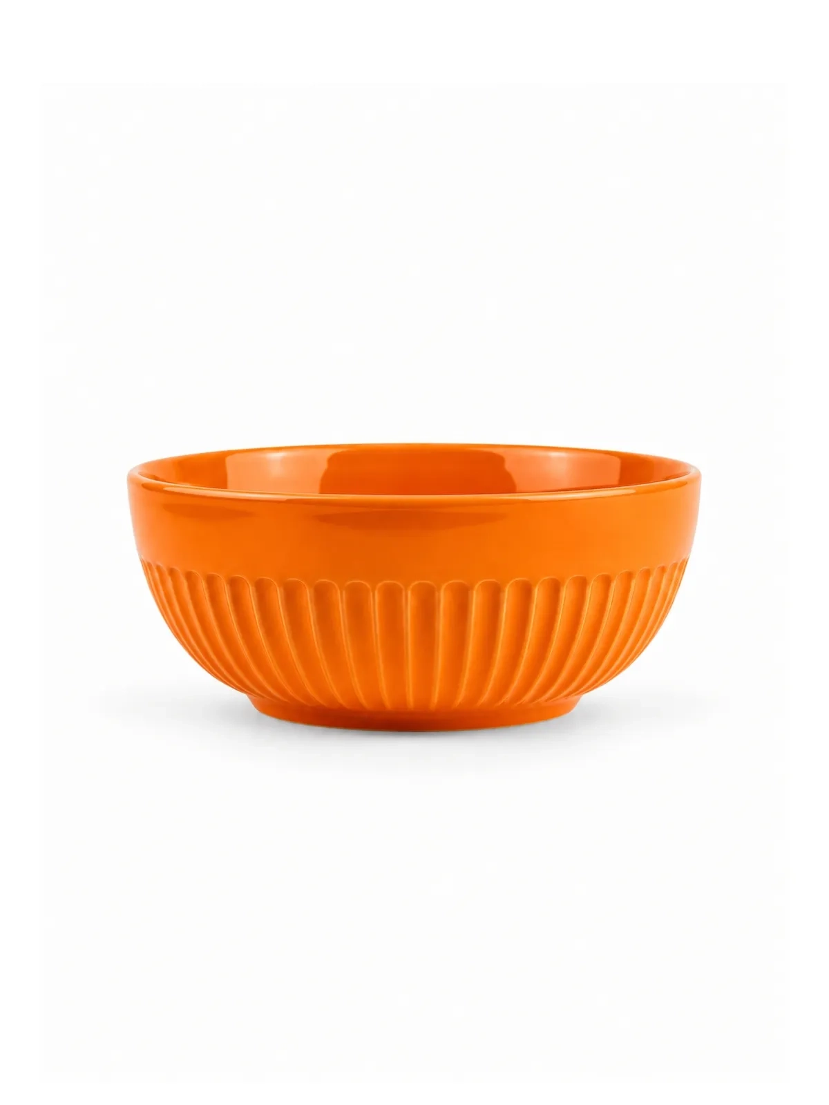 Tigela em Porcelana - Assar e Servir Laranja