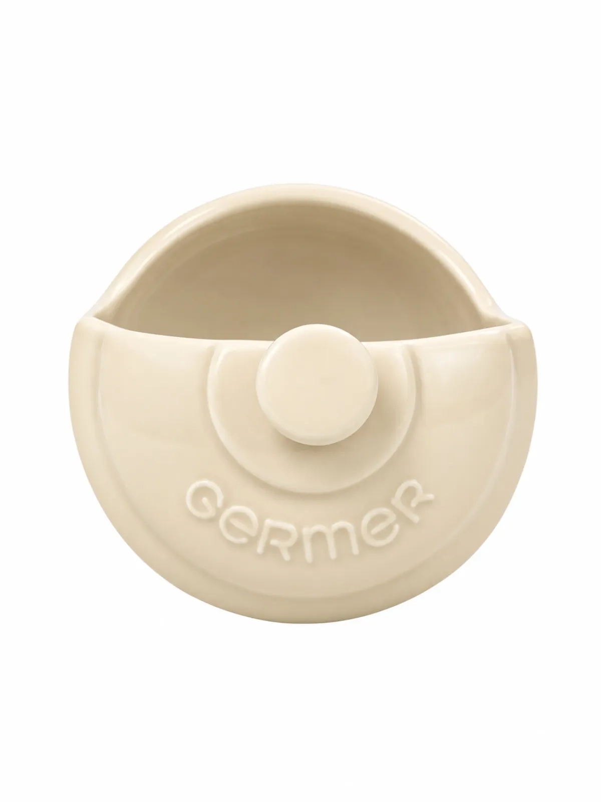 Pote de Sal em Porcelana - Assar e Servir Marfim