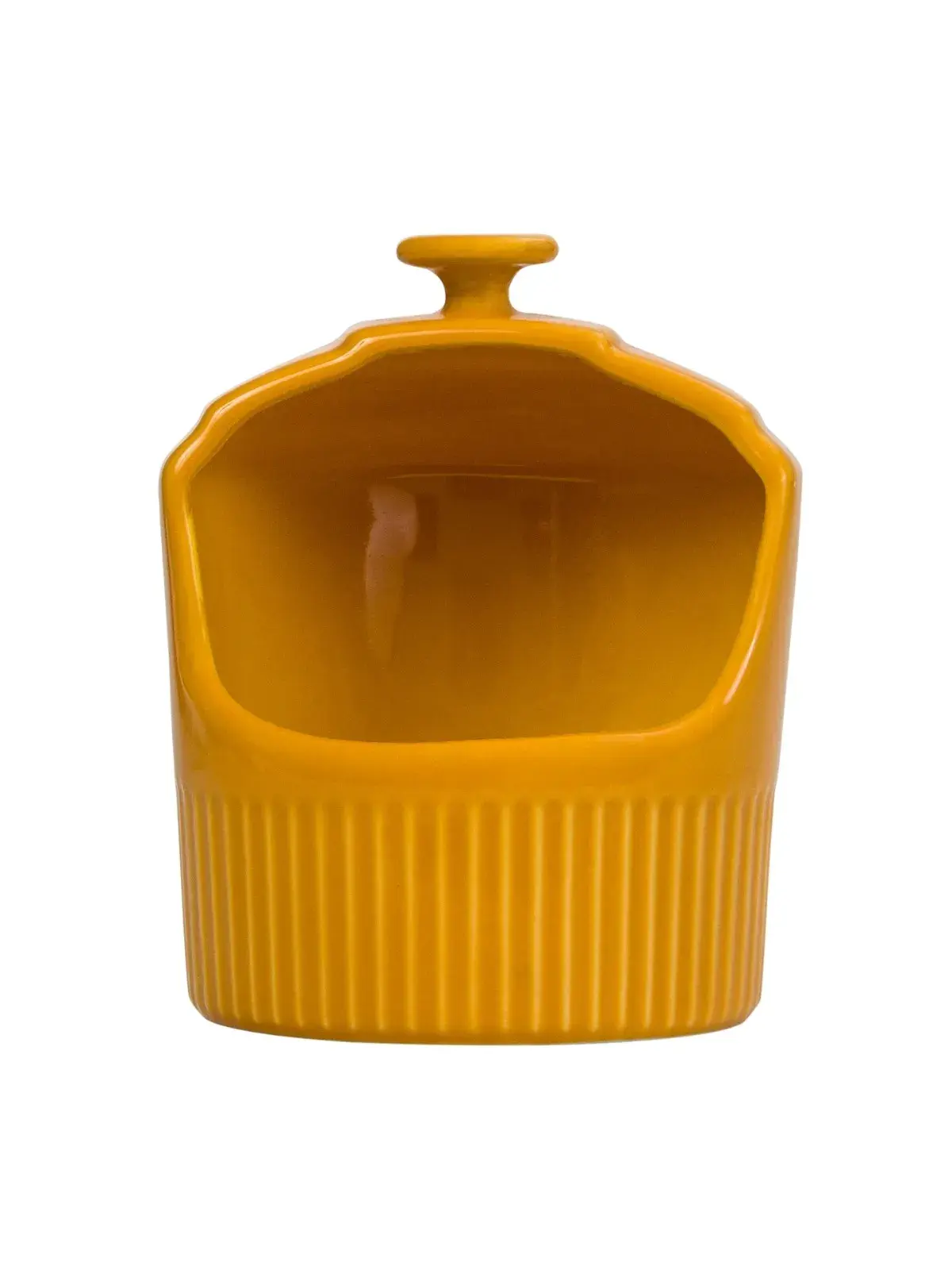 Pote de Sal em Porcelana - Assar e Servir Amarelo