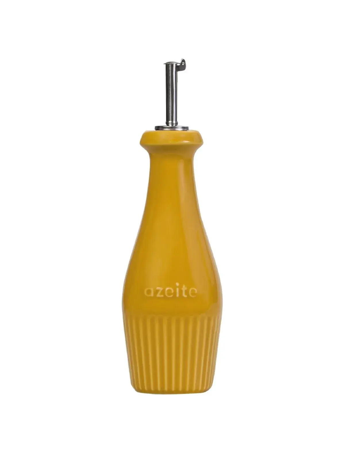 Azeiteiro em Porcelana - Assar e Servir Amarelo