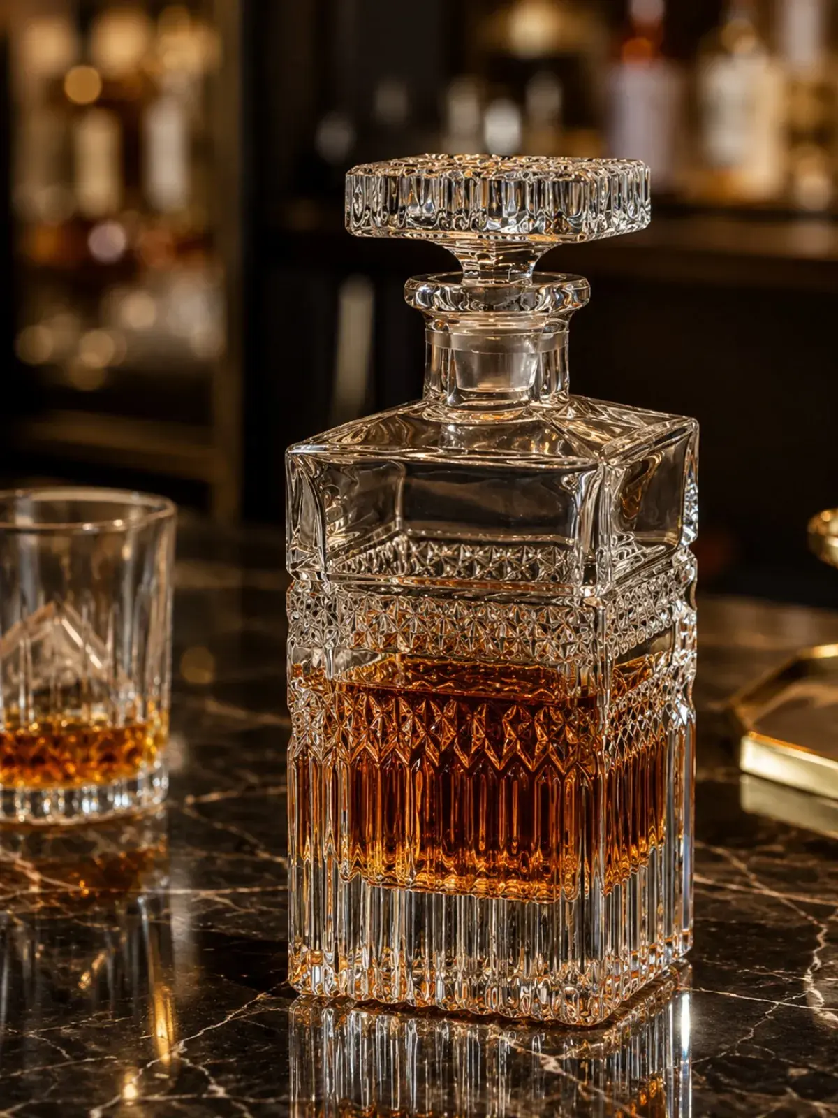 Garrafa para Whisky Diana em Cristal 700ml