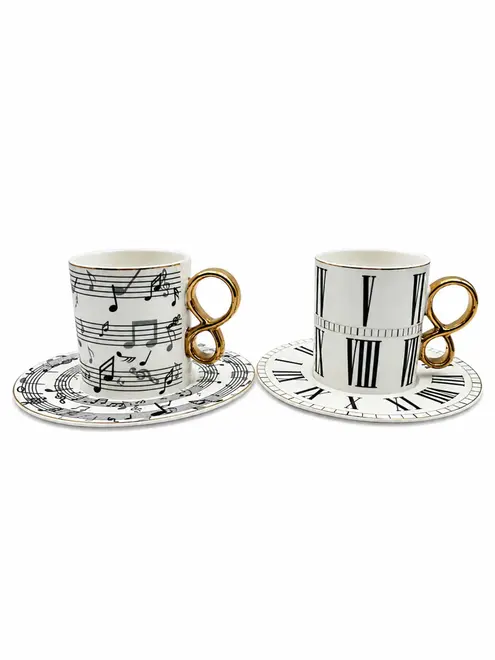 Jogo de 8 peças para Café Accord em New Bone China