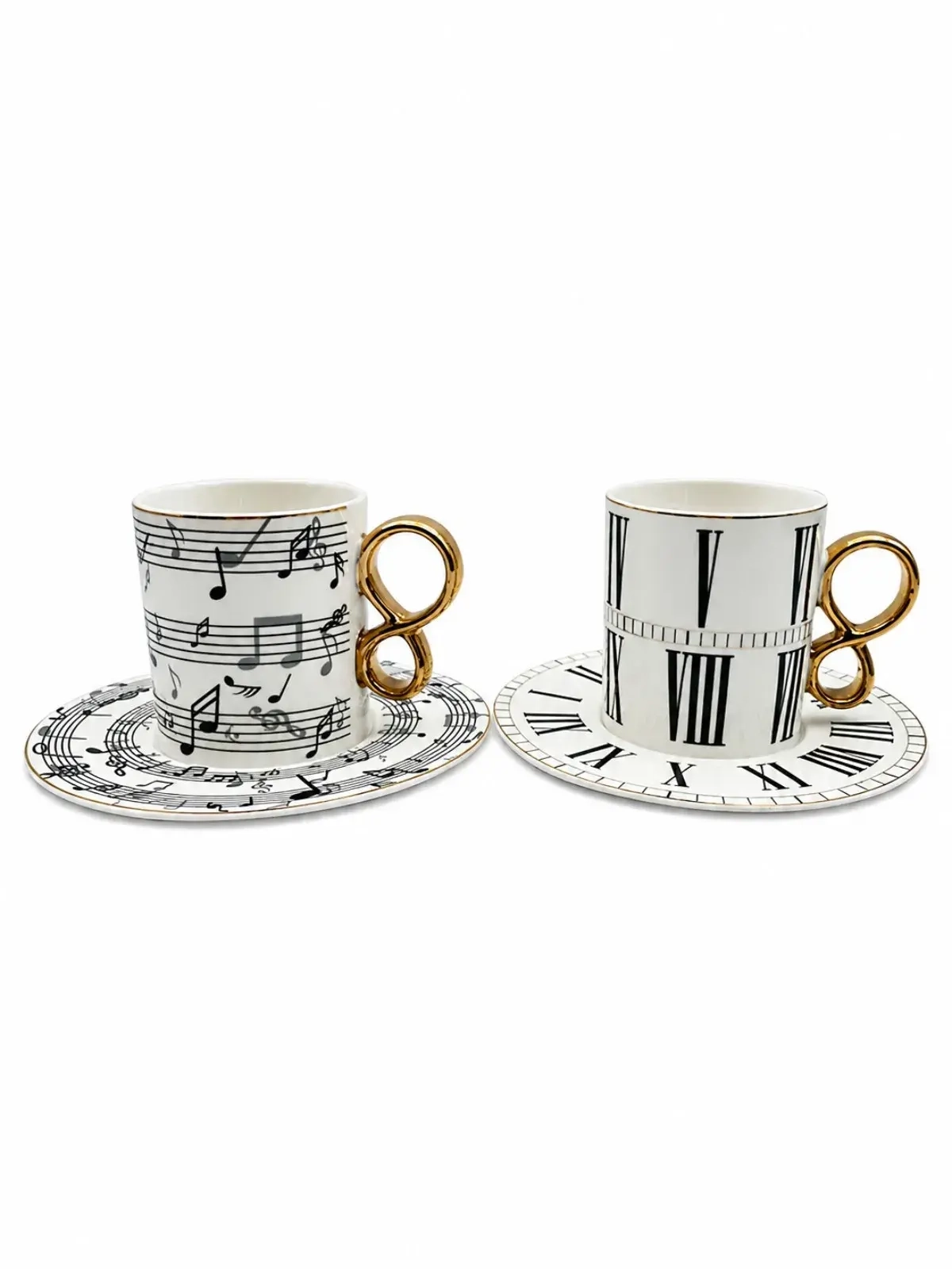 Jogo de 8 peças para Café Accord em New Bone China - 100ml 
