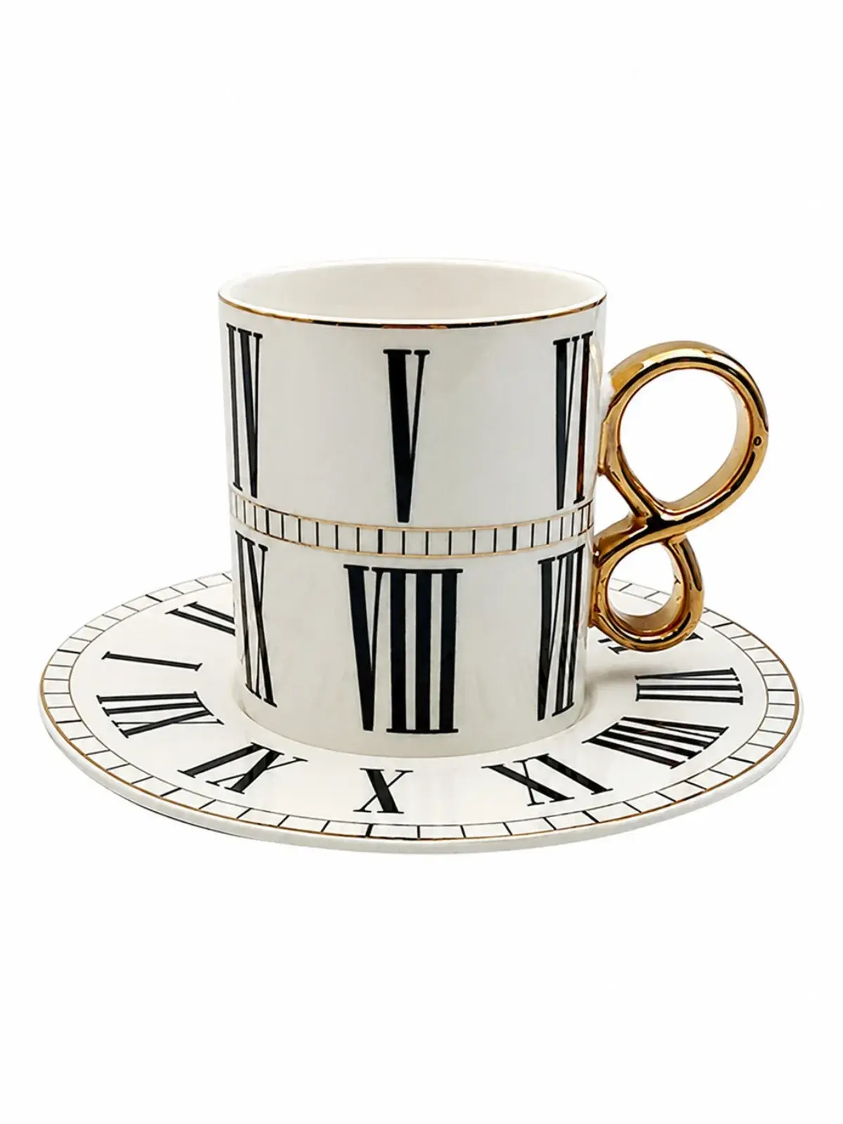 Jogo de 8 peças para Café Accord em New Bone China 100ml
