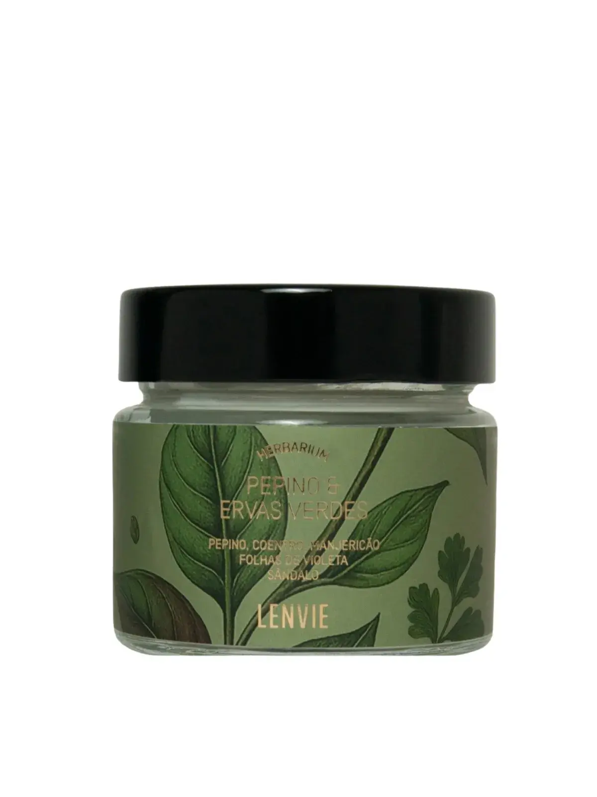 Vela Perfumada Lenvie Pepino e Ervas 140g 