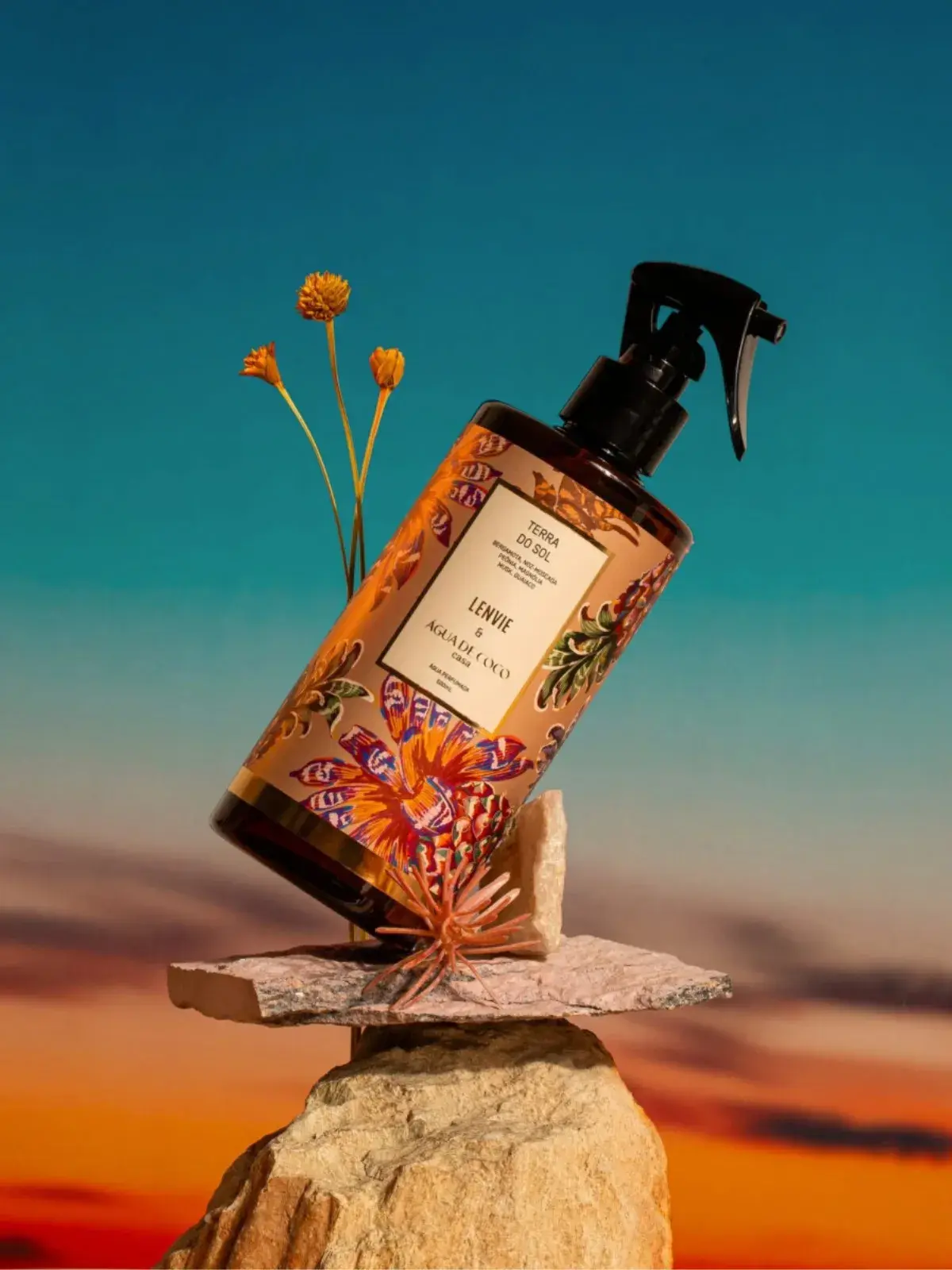 Água Perfumada Lenvie Terra de Sol 500ml 