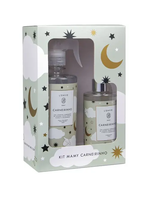 Kit Difusor 250ml e Aguá Perfumada 500ml Lenvie Mamy