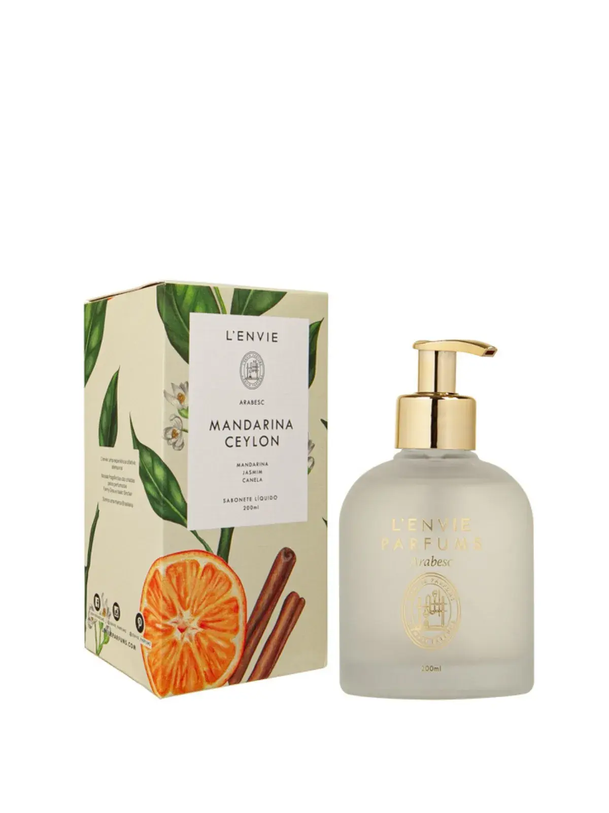 Sabonete Líquido Lenvie Mandarina 200ml 