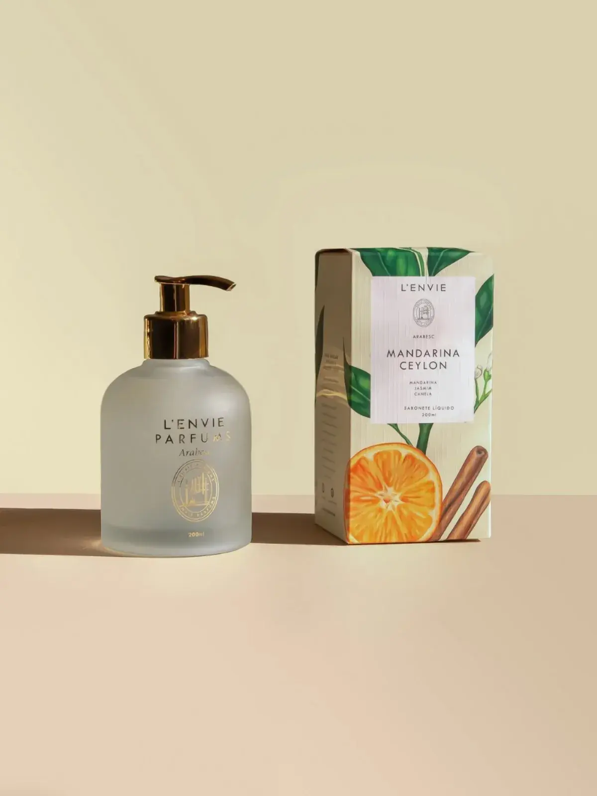 Sabonete Líquido Lenvie Mandarina 200ml 