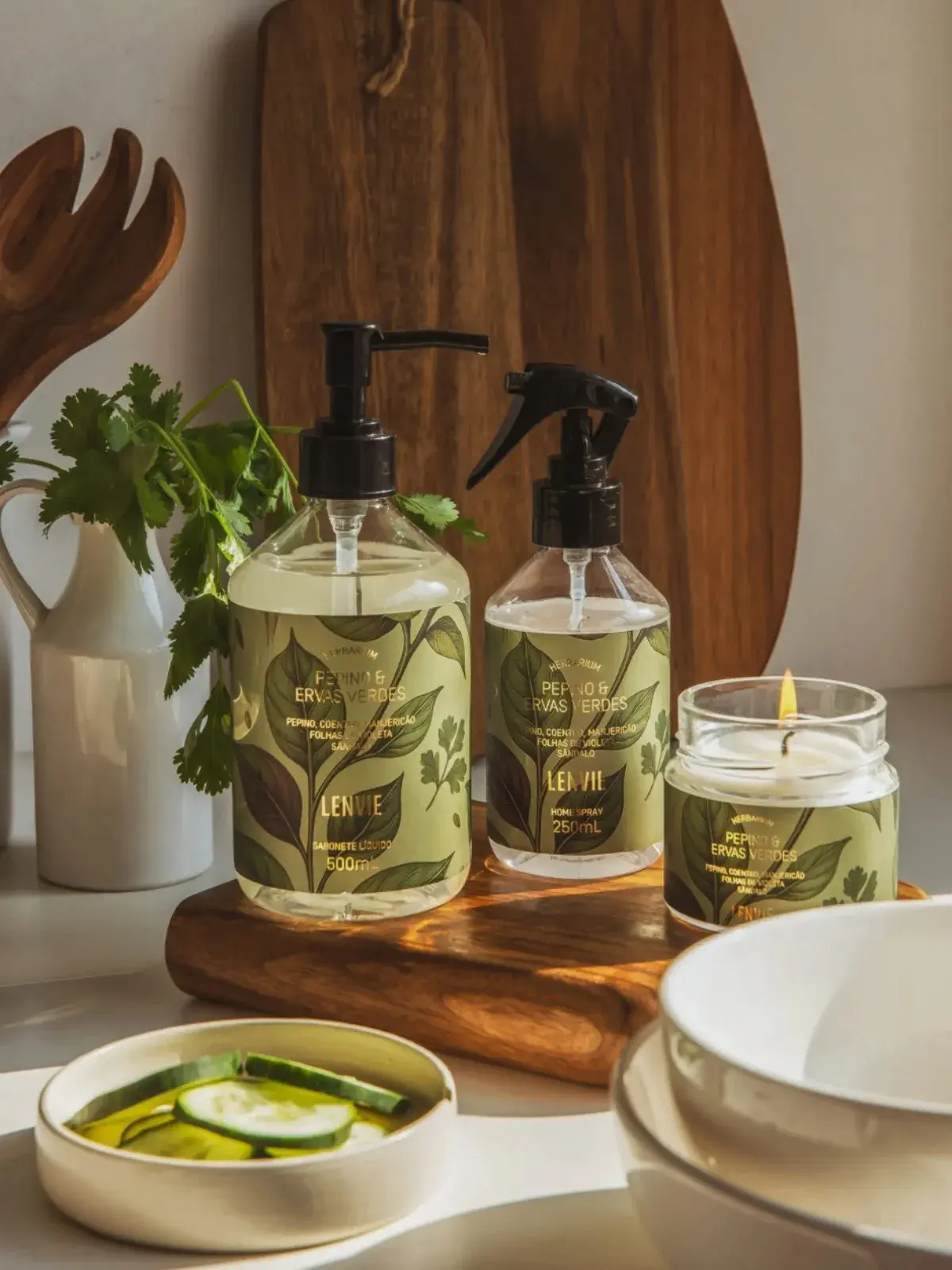 Home Spray Lenvie Pepino e Ervas Verdes 250ml 