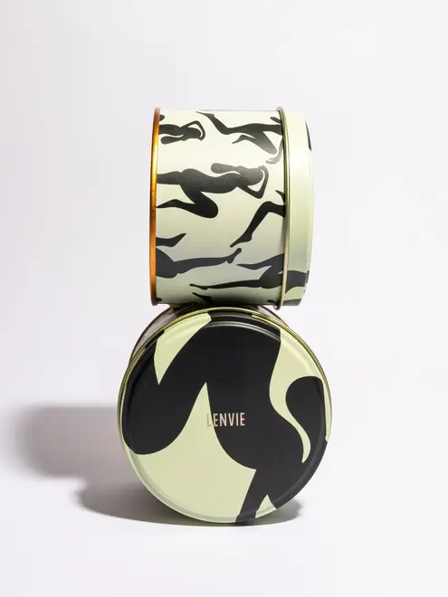 Vela Perfumada Lata Lenvie Patchouli 250g
