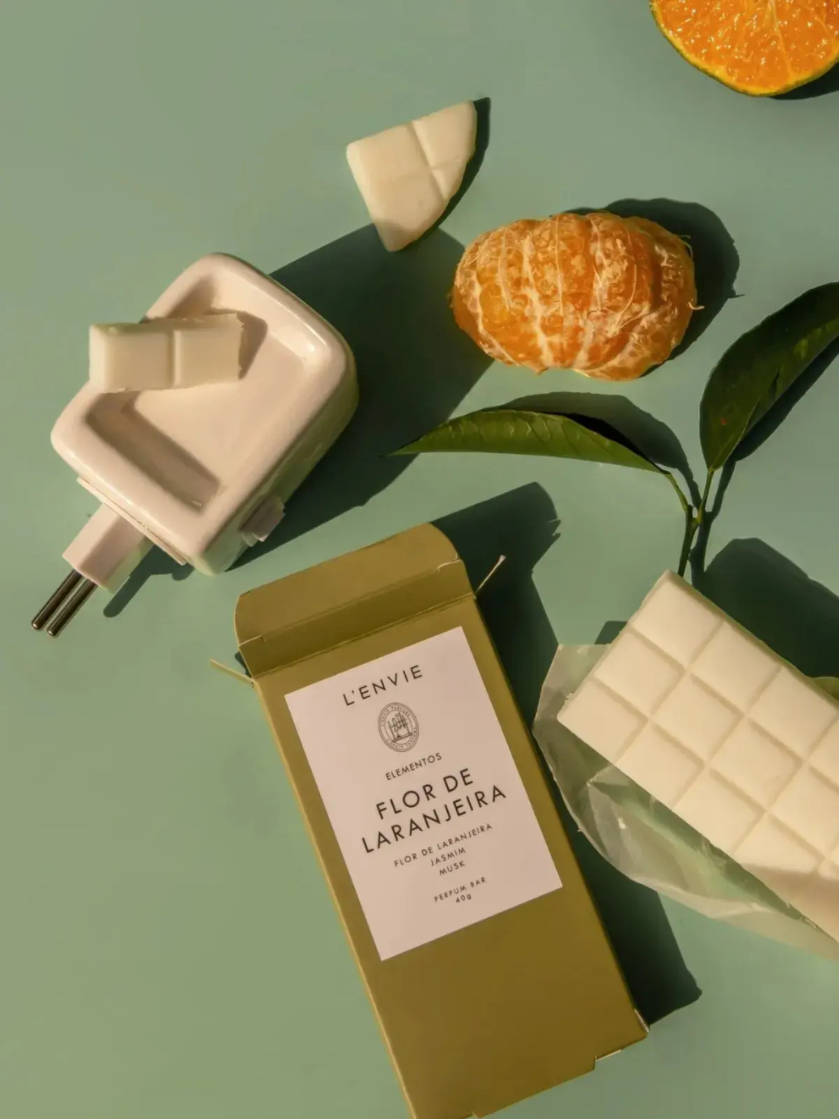Barra de Cera Lenvie Flor 40g 