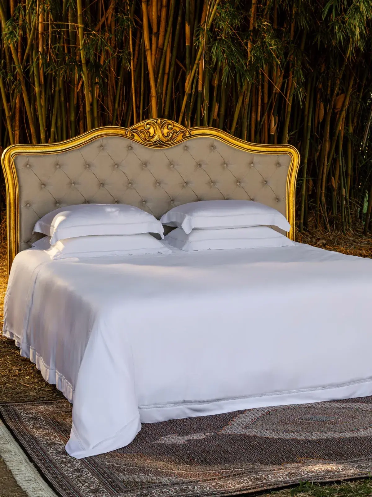 Jogo de Cama Queen Adagio 100% Bamboo 300 fios Branco