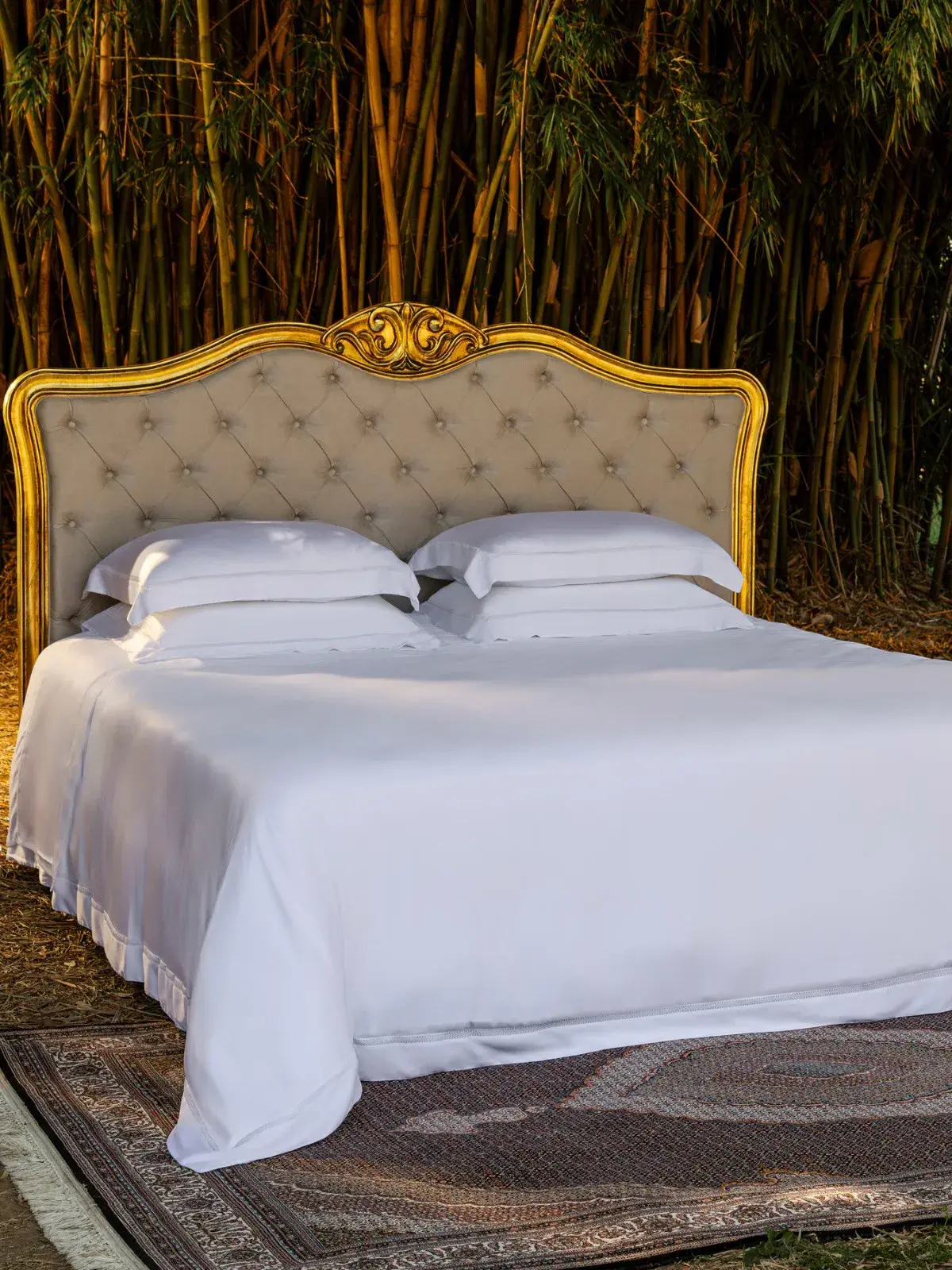 Jogo de Cama Queen Adagio 100% Bamboo 300 fios Branco