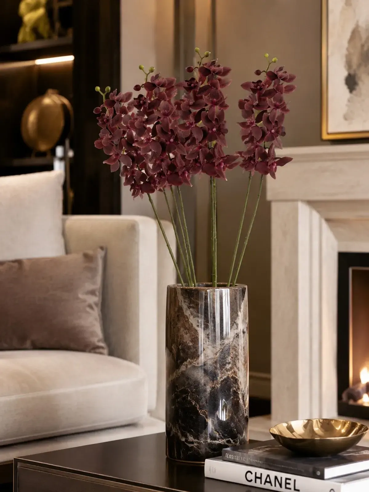 Haste Mini Orquidea - 58cm Rosa