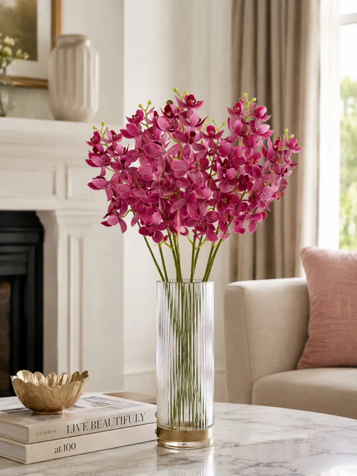 Haste Mini Orquidea Rosa