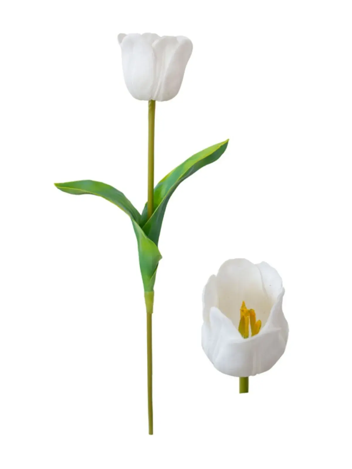 Haste de Tulipa P.U Toque Real Branco