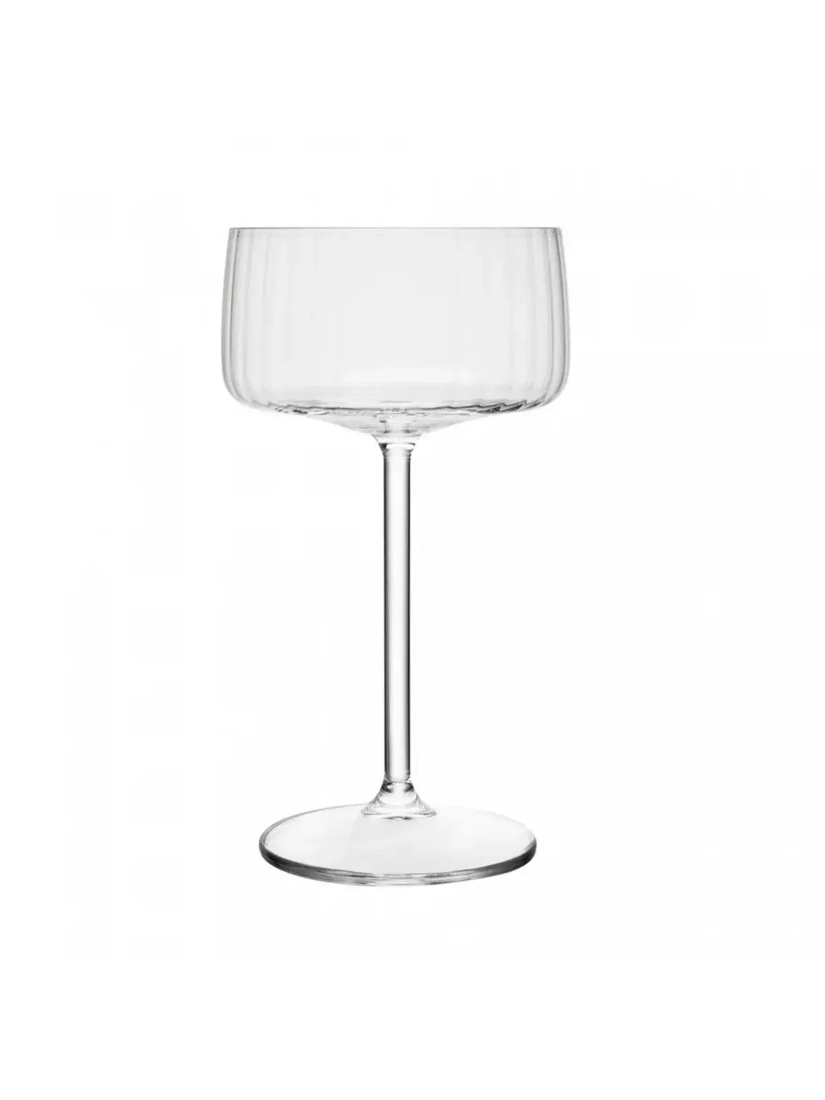 Jogo 6 Taças Coupe Alex Optic em Cristal Ecológico Bohemia 220ml